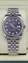 Load image into Gallery viewer, Rolex Datejust 116234 Diamond Dial Stainless Steel. Selling in the store only.