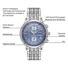 Load image into Gallery viewer, CITIZEN World Time A-T Ladies FC5000-51L