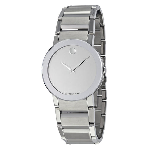 MOVADO Sapphire Silver Mirror Dial Men's Watch 0606093