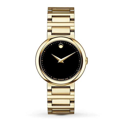 Movado Concerto Gold-Plated 0606420 Ladies