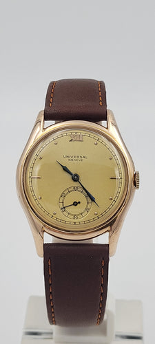 Universal Geneve Rose Gold Vintage Wind watch